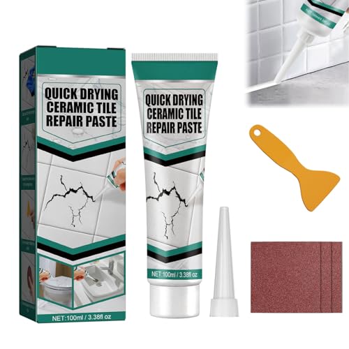 Kit Reparation Carrelage,Crème de Réparation Murale,Pâte Répare Carreaux,Agent Repair Cream
