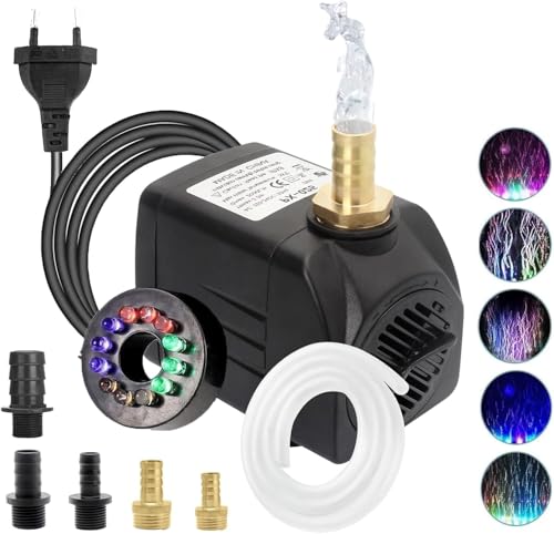 Lnicez Pompe à Eau Submersible 25W, 2000 L/H Pompe a