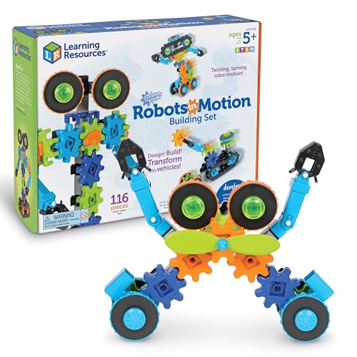 Learning Resources Robots en Mouvement Gears Gears Gears, STEM, Jouet