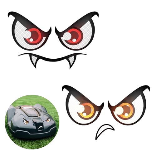 Lot de 2 autocollants pour yeux - Réfléchissants - Pour
