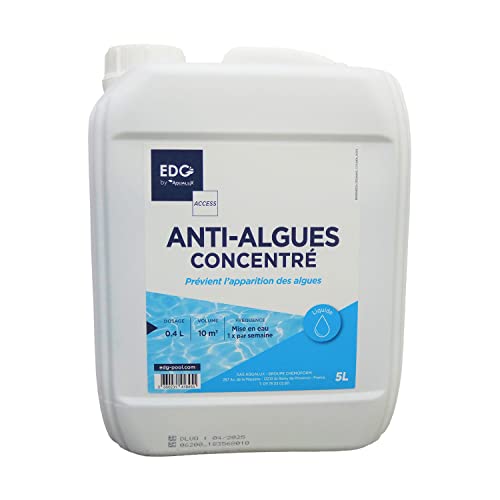 EDG Anti Algues Piscine - Préventif Anti Eau Trouble -