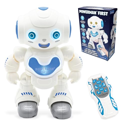 Lexibook - Powerman First Mon Premier Robot intéractif Intelligent, Danse,