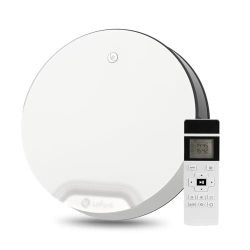 Lefant Aspirateur Robot avec Télécommande N1,4500Pa Puissant Aspiration,165min d'Autonomie, Auto-Charge