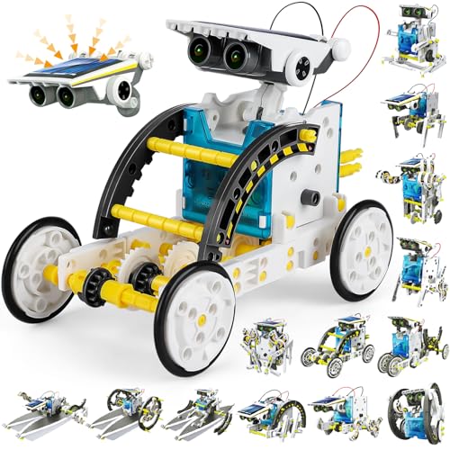 13 en 1 Robot Solaire, Robot Jouet Enfant Maquette Voiture