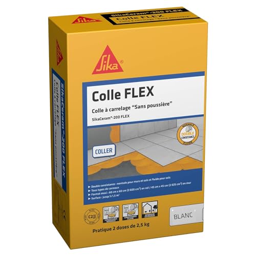 SIKA - Colle à carrelage à double consistance sans poussières