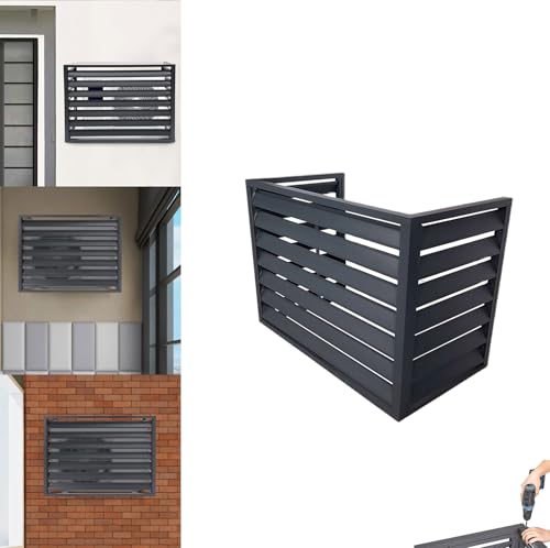 Housse d'unité de climatisation extérieure en aluminium pour climatiseur, protection