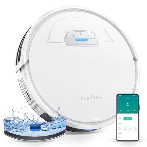 HONITURE Robot Aspirateur Laveur Poils Animaux, G20 Aspirateur Robot 3