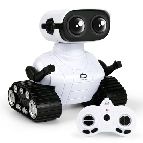 Weinsamkeit Robot Enfant Jouet, Robot Telecommandé Rechargeables avec Yeux LED