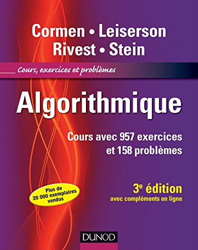 Algorithmique - 3ème édition - Cours avec 957 exercices et
