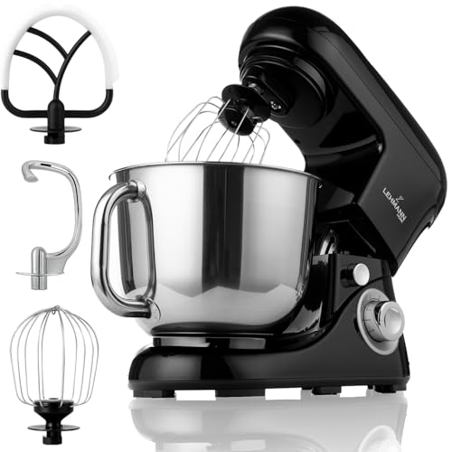 LEHMANN LHOPM-1305C Robot Pâtissier Multifonction 2200 W, Robot Culinaire à