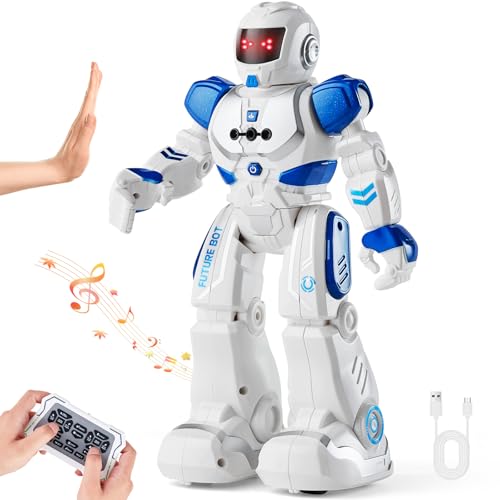 VEVOR Robot Jouet pour Enfants, Télécommande Programmable, Robot RC Intelligent,