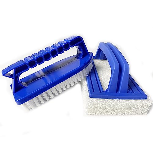 2 Pièces Brosse de Piscine en Plastique Nettoyant Liner Piscine