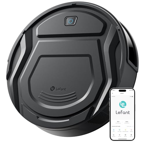 Lefant M210 Pro+ Aspirateur Robot, 4000Pa, 200min, WiFi/App/Alexa, Évitement d'obstacles
