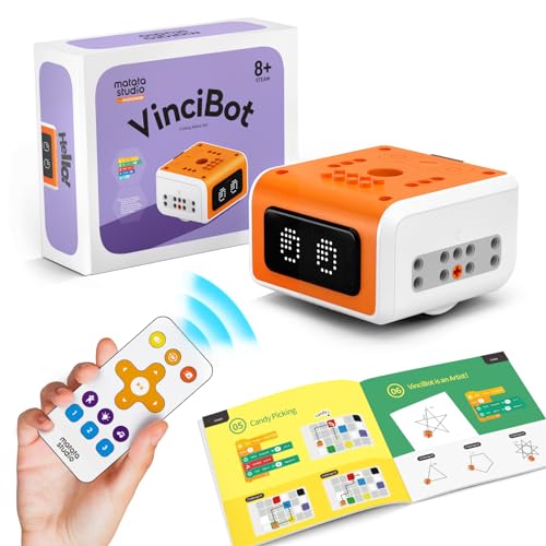 Matatalab VinciBot Robot de Programmation Scratch et Python pour Enfants