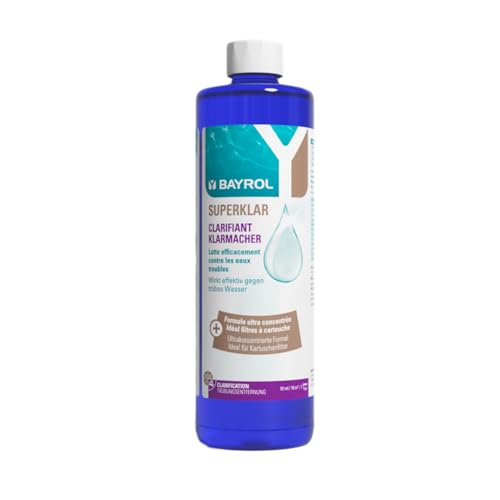 BAYROL Superklar 0,5 L - Calrifiant piscine pour filtre à