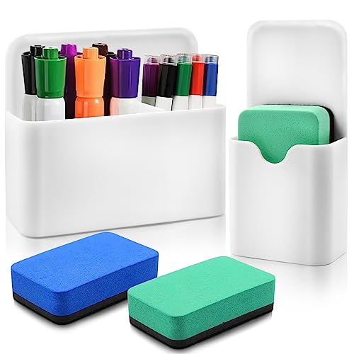 2 Pièces Porte-stylos Magnétiques, Porte-marqueurs, Pot à Stylos, Accessoires pour