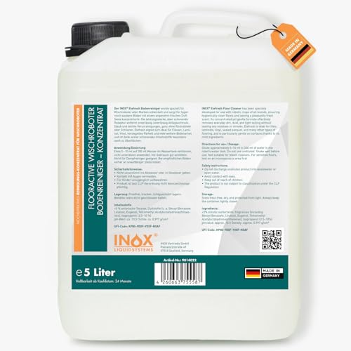 INOX® FloorActive Nettoyant concentré pour robot nettoyeur 5 l –