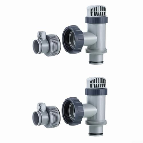 Lot de 2 adaptateurs de tuyau de rechange de type
