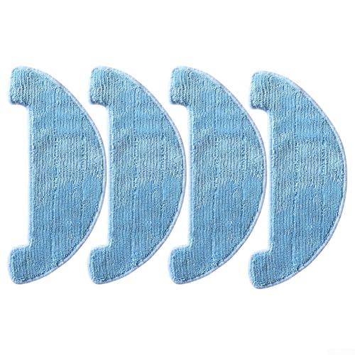 AMIBOT Animal Lot de 4 tampons en microfibre pour aspirateur