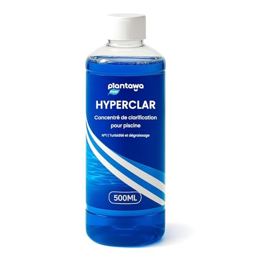 PLANTAWA Clarifiant Piscine 500 ML | Clarificateur d’Eau Concentré pour