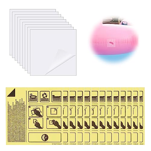 Manqyi 30 Pièces Rustine Bouee Gonflable, Rustine Matelas Gonflable, Patchs