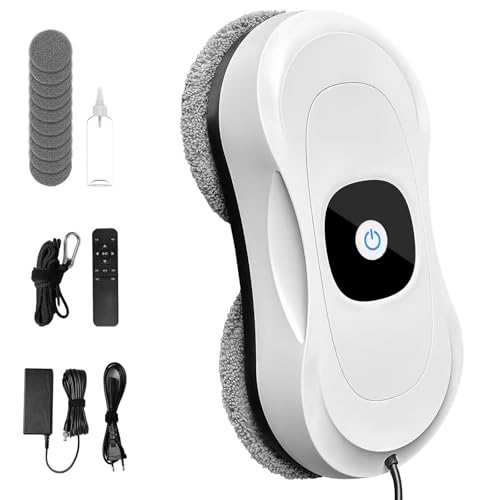 AHWOiHS Robot Nettoyeur Vitre Robot Laveur de Vitre avec Double