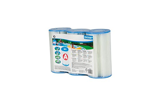Intex lot de 3 cartouches de filtration A