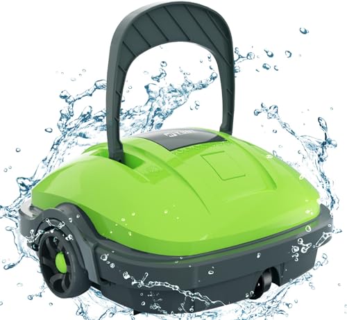 WYBOT Pool Robot, Pool Vacuum Cleaner Battery with Dual Motor,