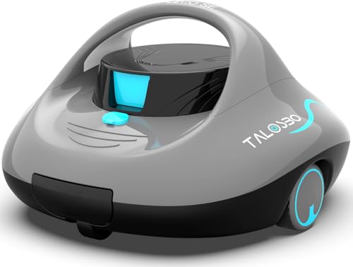 TALOSBO Pleco Se Robot de Piscine, 130 Min de Nettoyage