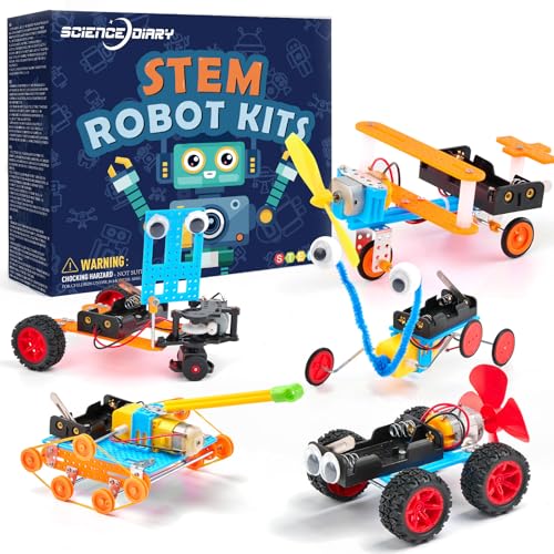 SCIENCE DIARY Kit de construction de robot STEM pour enfants