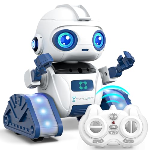 Ophy Robot de Projection Enfant Jouet, avec Yeux LED, Musique