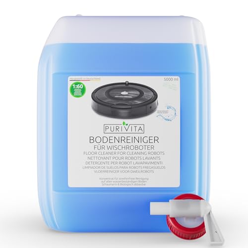PURIVITA® Produit Robot Laveur Sol [5000ML] - Détergent Robot Laveur