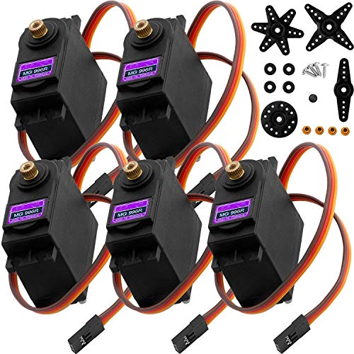 AZDelivery MG996R Micro Servomoteur Numérique avec Boîte de Vitesses en