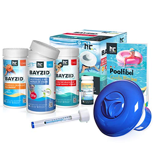 Höfer Chemie kit de démarrage Piscine 7 pièces - Chlore