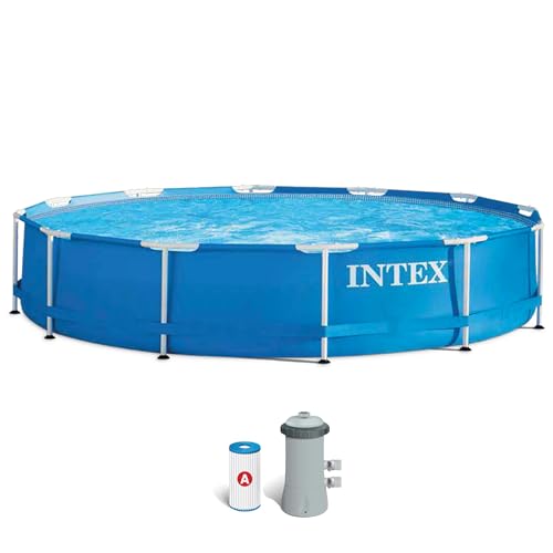 Intex kit piscinette Metal Frame Ronde Tubulaire (ø) 3,66 x