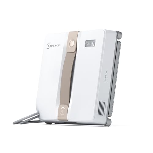 ECOVACS WINBOT Mini Robot de Nettoyage de vitres, Design Compact,
