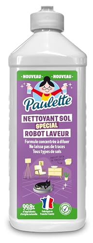 Paulette - Nettoyant Sol Spécial Robot Laveur - Parfums Savon