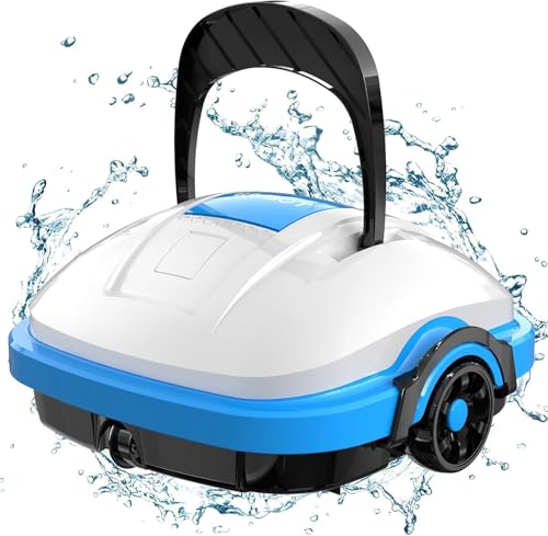 WYBOT Robot de Piscine sans Fil avec Double Moteur, Auto-stationnement,