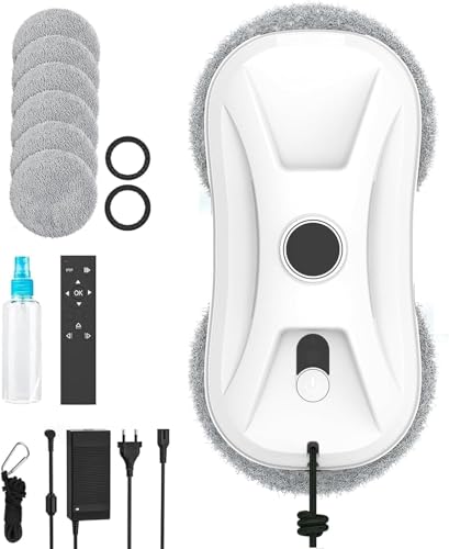 Robot Nettoyeur Vitre, 5600Pa Robot Laveur de Vitre Automatique avec
