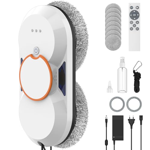 Robot Nettoyeur Vitres, 5600Pa Robot Laveur de Vitre Automatique avec