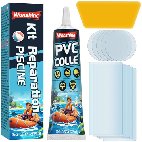 Kit de Réparation Piscine, Rustine Piscines, Transparente Kit Reparation Spa