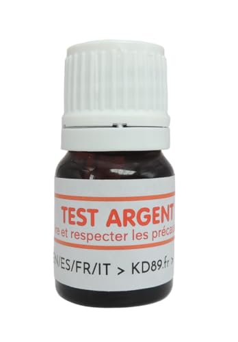 KD89 Test Réactif/solution pour tester l'or, l'argent ou le platine