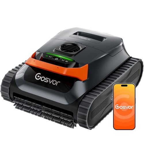 Gosvor Robot Piscine sans Fil, Navigation WavePath, Aspiration 3960 GPH,