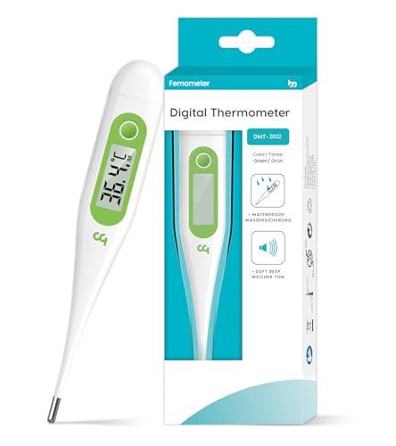 Thermomètre Numérique pour Bébé et Adults, Thermometre Fièvre Médical, Rapide