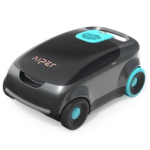 AIPER Scuba E1 Robot Piscine sans Fil, 3μm+180μm Filtration Avancée,
