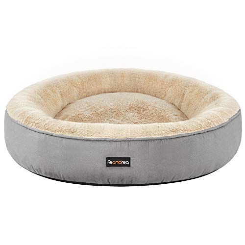 Feandrea Panier pour Chien Rond, Lit Chat Donuts, ø 70