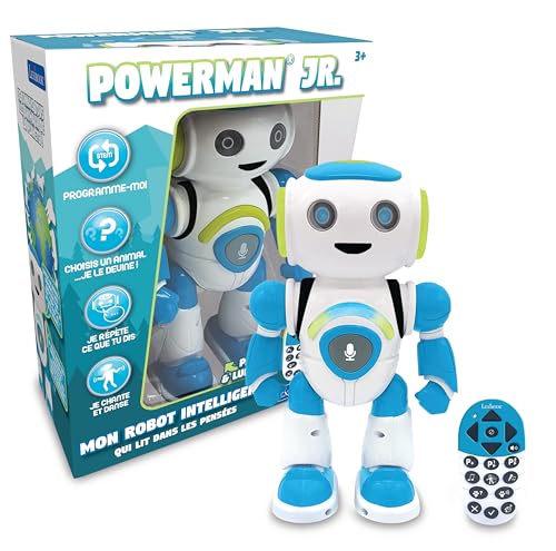 Lexibook - Powerman Jr. Robot Intelligent Qui lit dans Les