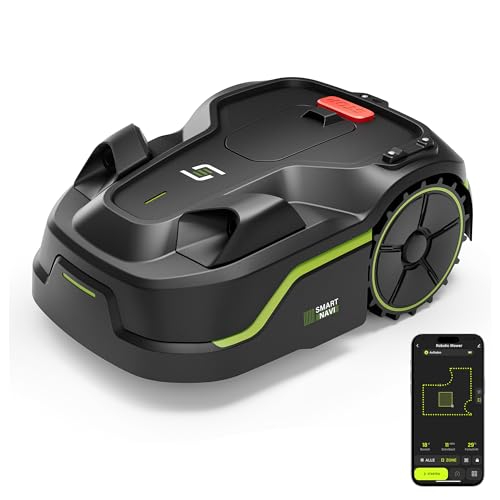 SUNTEK Robot tondeuse I600+, avec planification d'itinéraire intelligente pour pelouses