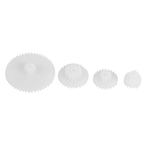 19pcs Engrenages en Plastique Kits de Moteur Engrenages Pièces pour