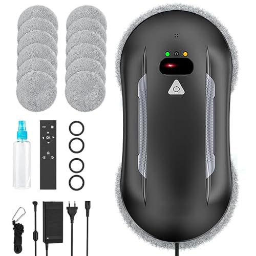 Oamger Robot Laveur de Vitre Automatique 5600 Pa, Robot Nettoyeur